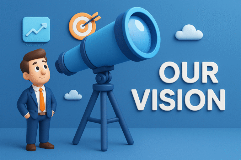 3D cartoon technician representing the company’s vision for reliable home appliance repair and home care services.